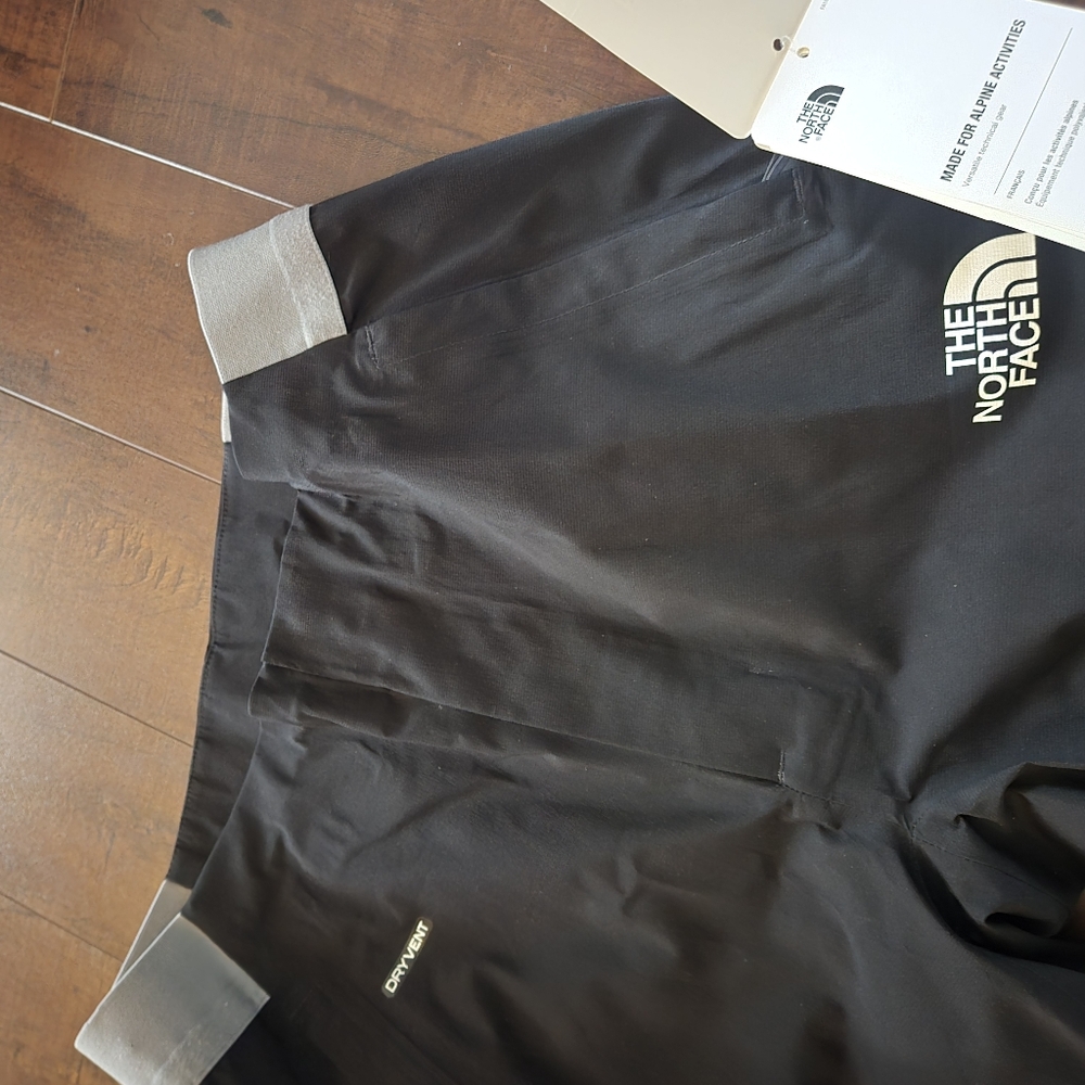 The North Face Black and Gray Pants Dryvent Shell.